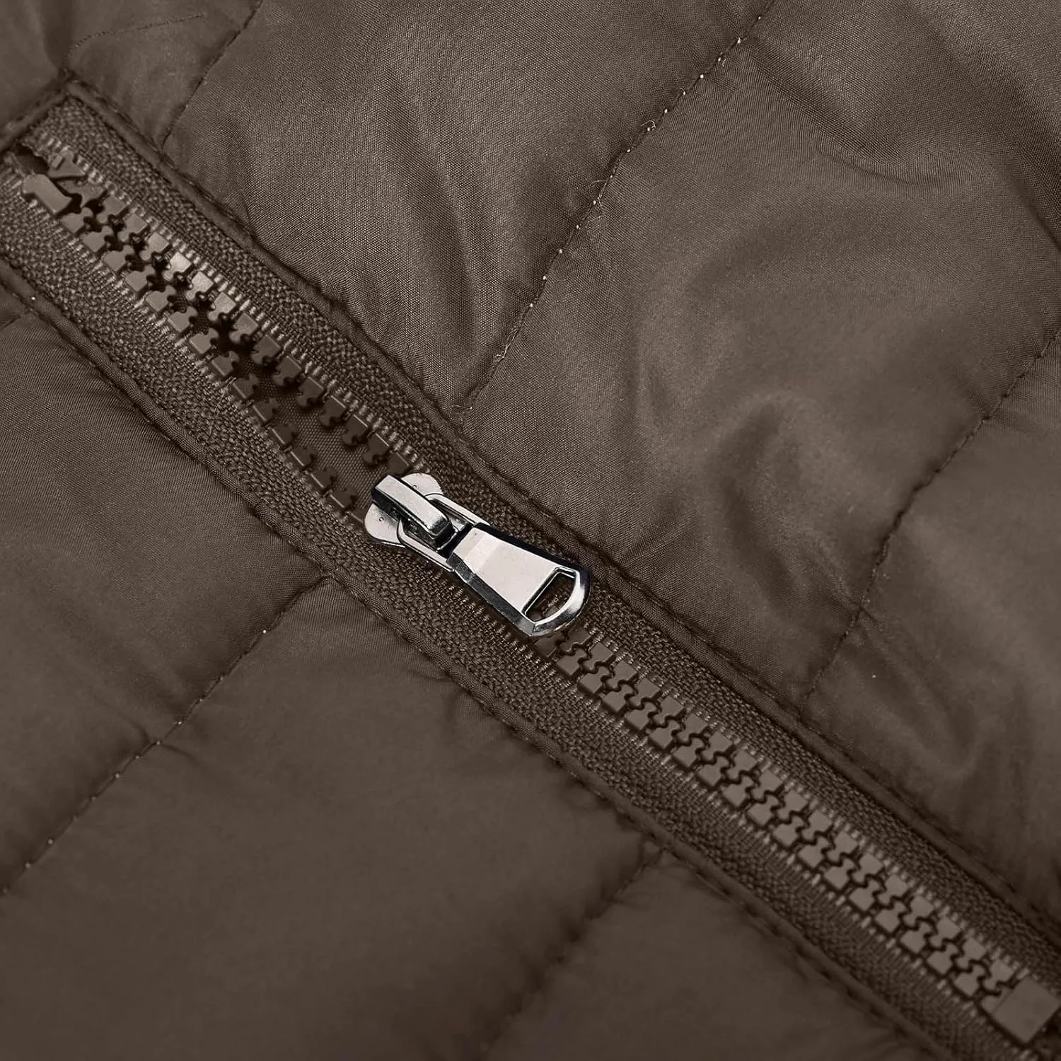 Winter Jacket for Men Lightweight Puffer Jackets Zip Up Padded Coat Packable Down Jacket Quilted Hooded Outerwear