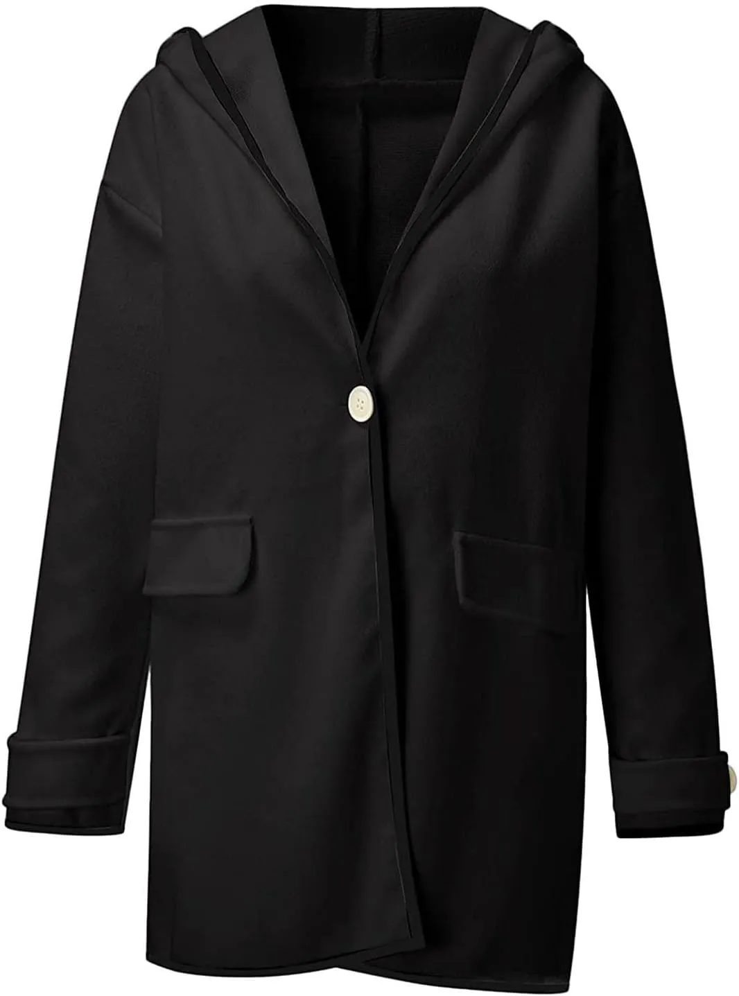 Winter Jackets For Women Womens Winter Wool Coat Trench Jacket Ladies Warm Slim Long Overcoat Outwear