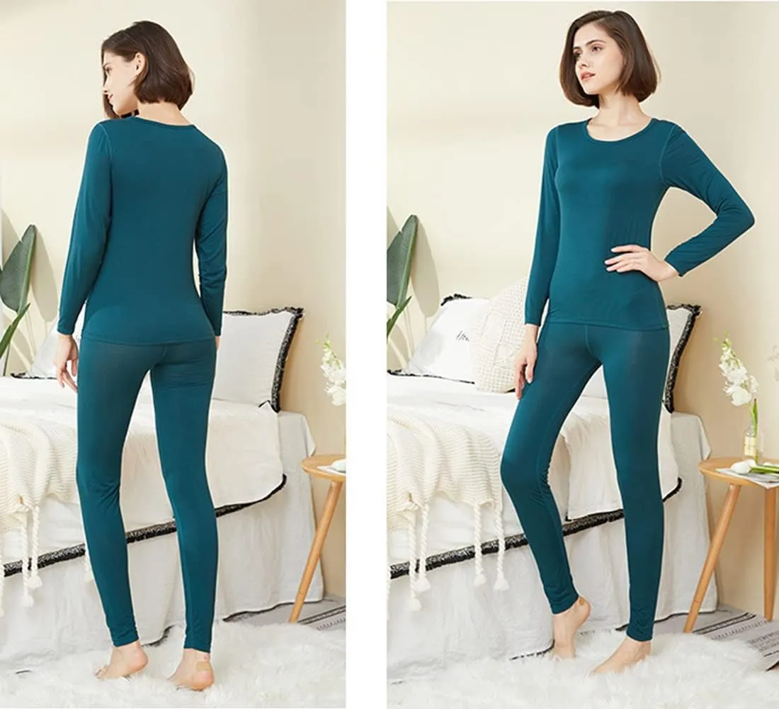 Women 's Modal T Shirt Bra Long Sleeve Pajama Yoga Top Padded Casual Top Tee