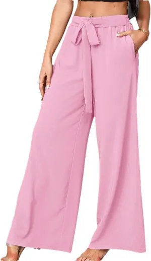 Women Slacks Solid Casual Trousers for High Straight Leg Trousers Hot pnnrk L