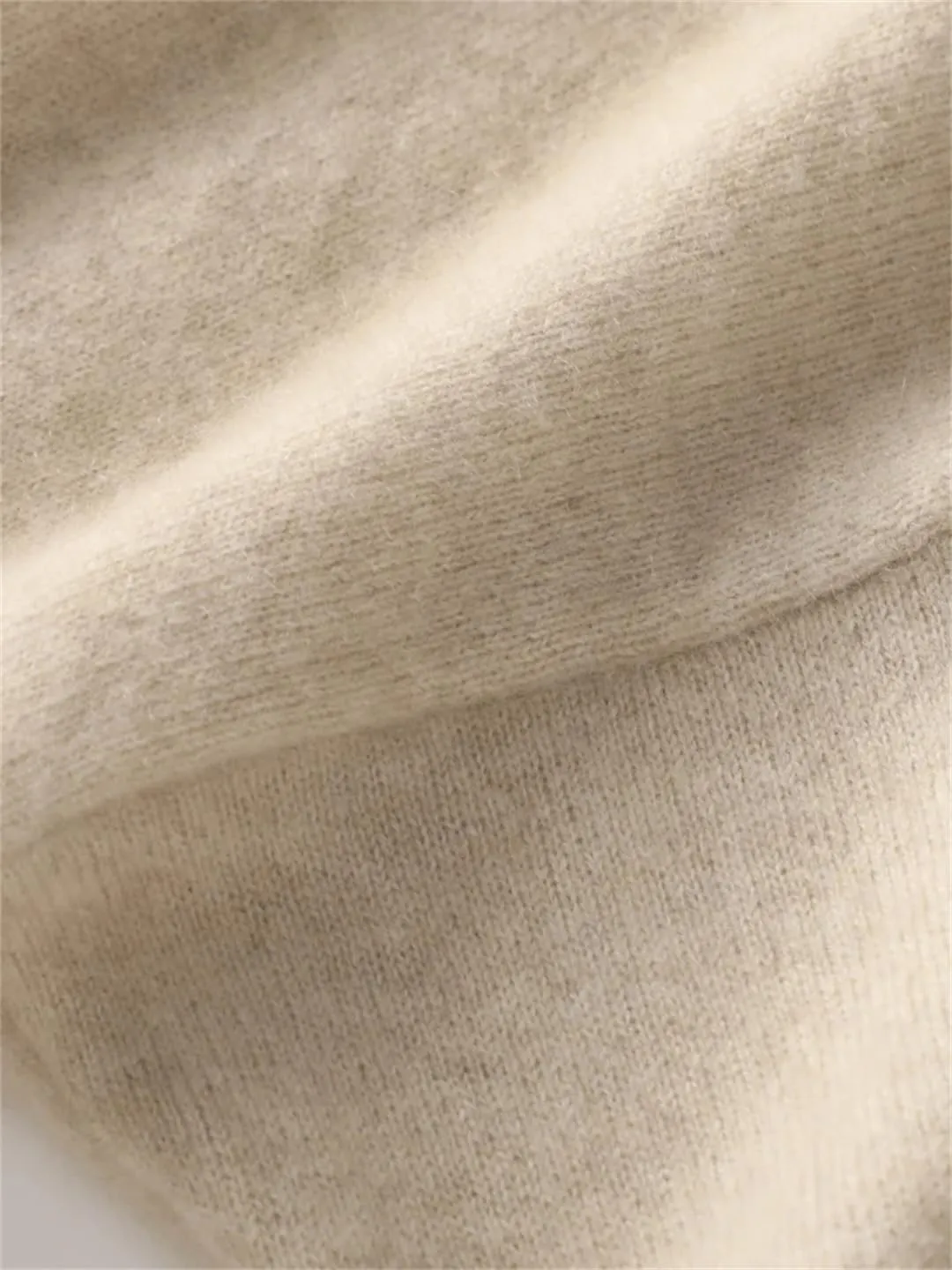 Women Wool Cardigan V-Neck Merino Wool Knitwear Sweaters Solid Pockets Soft Top