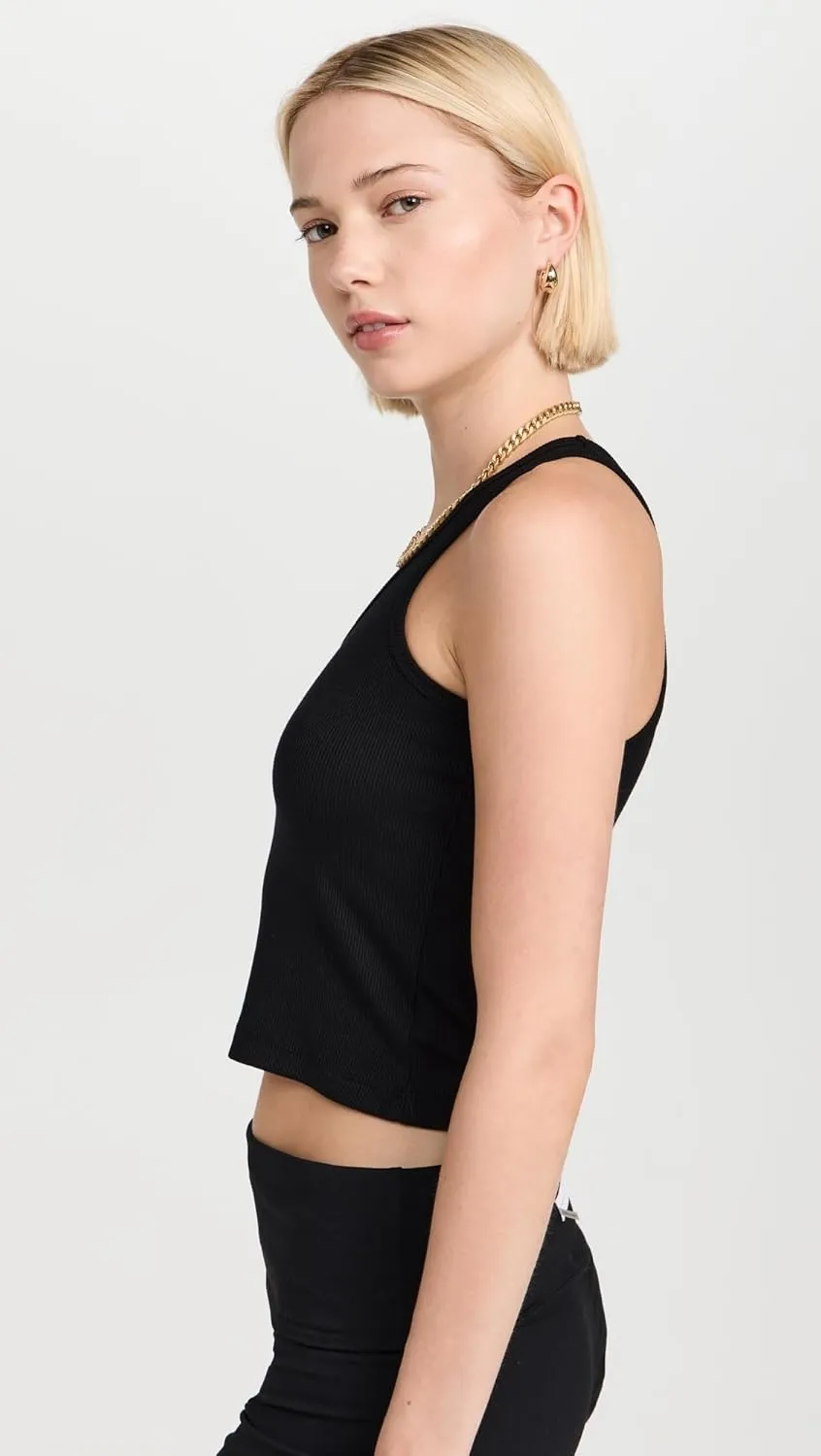 Women's Ashby Rib Crop Top