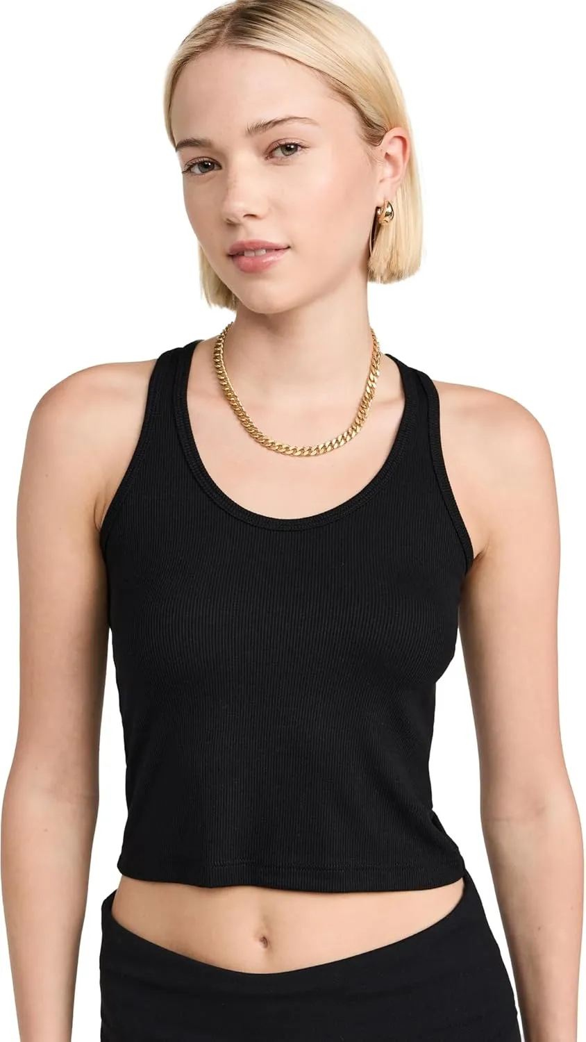 Women's Ashby Rib Crop Top