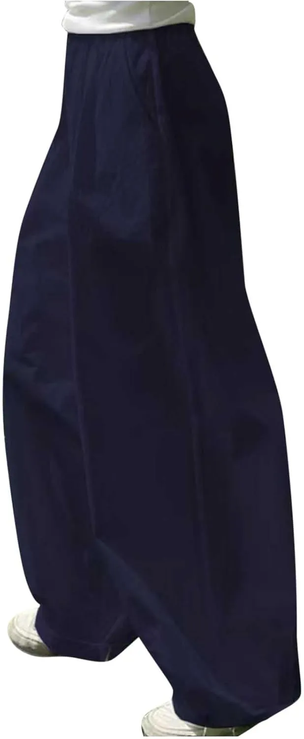 Women's Baggy Linen Pants Summer Casual Wide Leg Palazzo Trousers High Waisted Relax Fit Lantern Slacks with Pockets