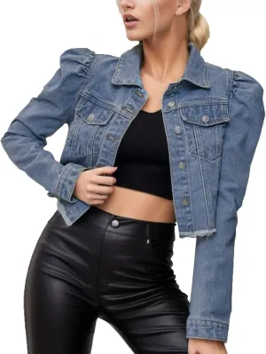 Womens Denim Lapel Jacket With Pocket Button Ll Womens Casual Anorak Jacket Womens Coat