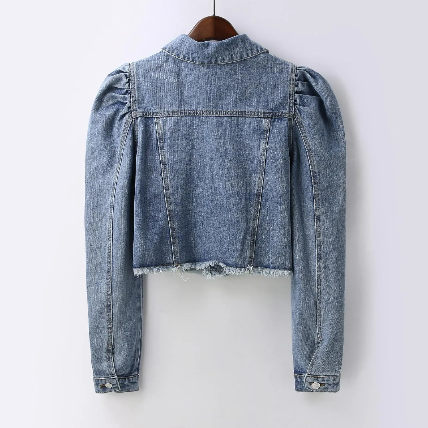 Womens Denim Lapel Jacket With Pocket Button Ll Womens Casual Anorak Jacket Womens Coat