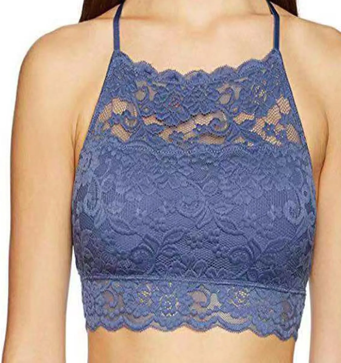 Women's Lace Camisole Lace Bralettes Crop Tops Half Cami Top Racerback Tank Top for Women Girls