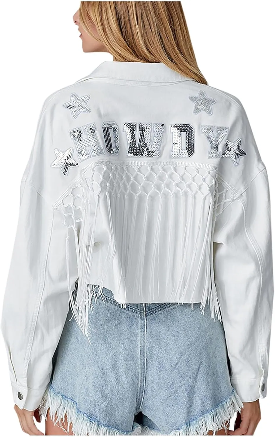 Women's Leather Jacket Faux Suede Fringe Jacket Fall Long Sleeve Lapel Vintage Coats Open Front Tassel Cardigan