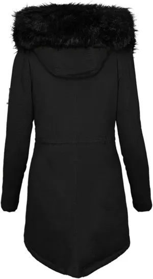 Womens Winter Coats Warm Thickened Sherpa Lined Jacket Hooded Outerwear Plus Size Puffer Parka Down Jackets Overcoat