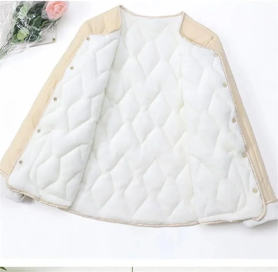 Women's Winter Short Bottom Wears Small Cotton-Padded Jacket Keep Warm Slim Down Cotton-Padded Jackets Coat