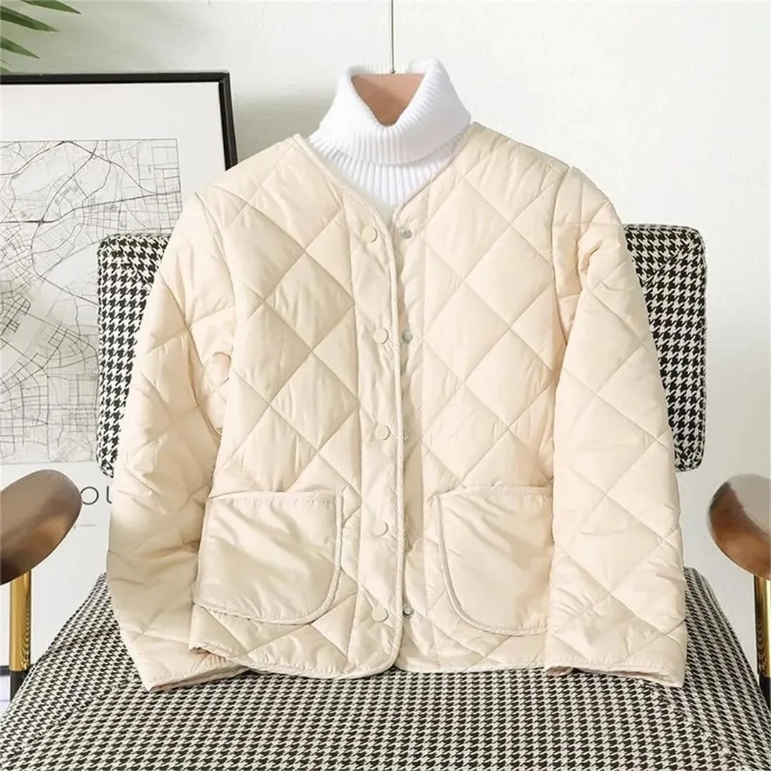Women's Winter Short Bottom Wears Small Cotton-Padded Jacket Keep Warm Slim Down Cotton-Padded Jackets Coat