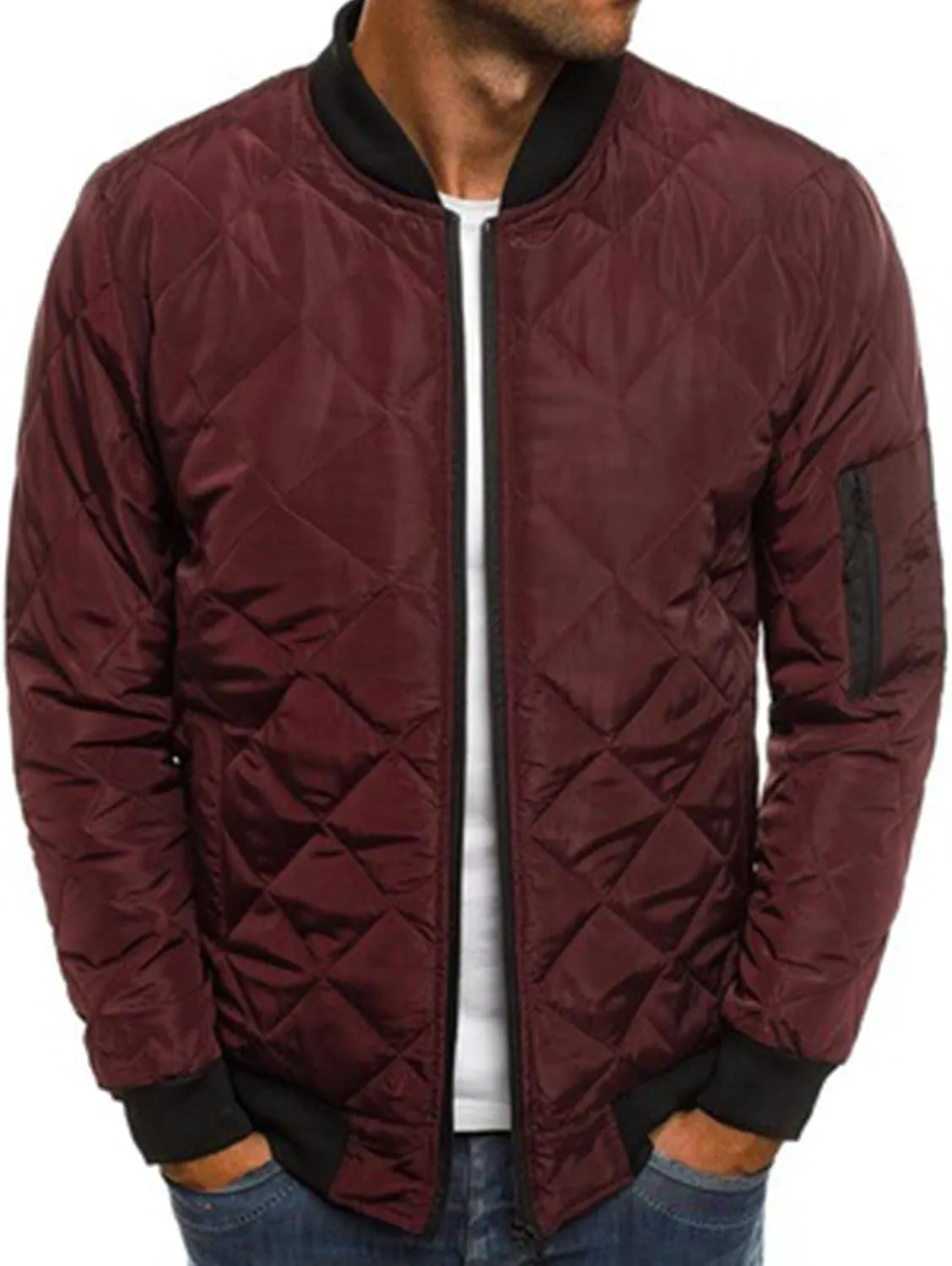 Ymosrh Mens Coat Men Winter Coat Warm Slim Fit Thick Coat Casual Jacket Outerwear Top Blouse Jackets for Hoodie